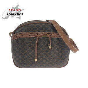 Celine Macadam Brown Shoulder Bag